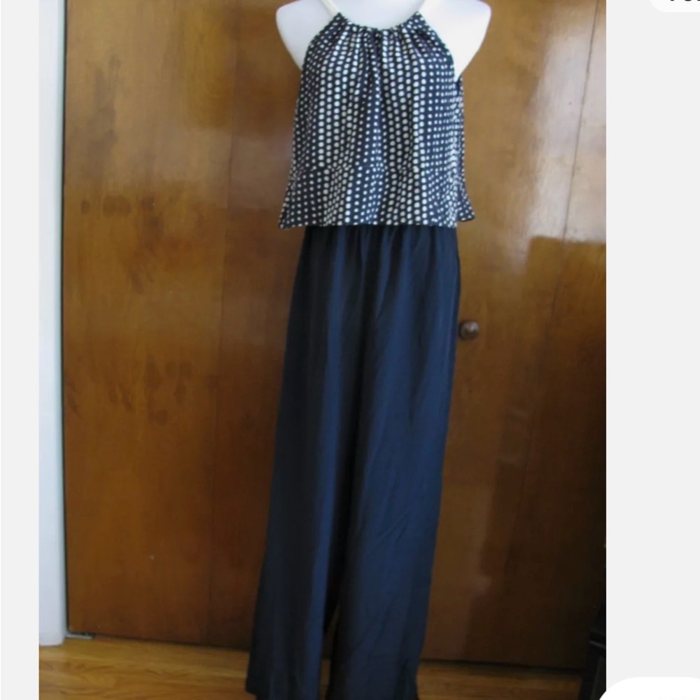 - Anthropologie Jumpsuit Laureate Lane Silk-The Ashley-size Small